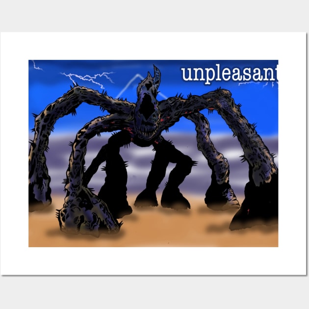 the mind flayer is unpleasant Wall Art by Popoffthepage